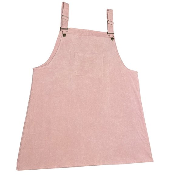 hengsheng jeans Dresses & Skirts - Hengsheng jeans soft pink corduroy overall dress